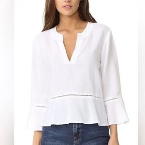 Anthropologie Cloth & Stone White Blouse